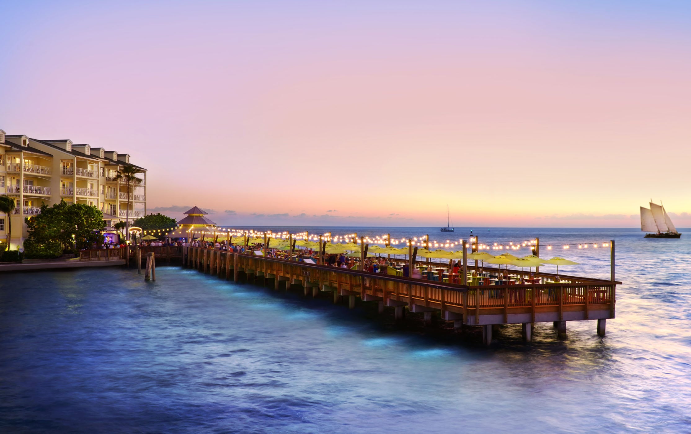 Sunset Pier at Ocean Key in Key West
